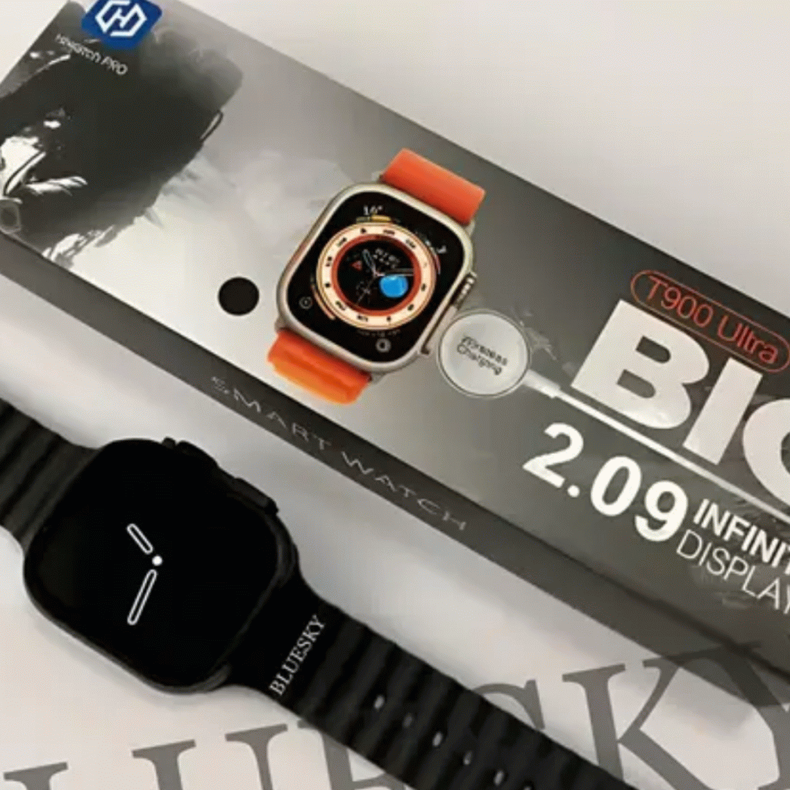 T800 1.99" Touch Display with Fitness & Outdoor, Health & Medical Tracker, 8 Unique UI Interaction T800 Ultra Smart Watch with Beautiful Strap, Bluetooth Calling Smart Watch